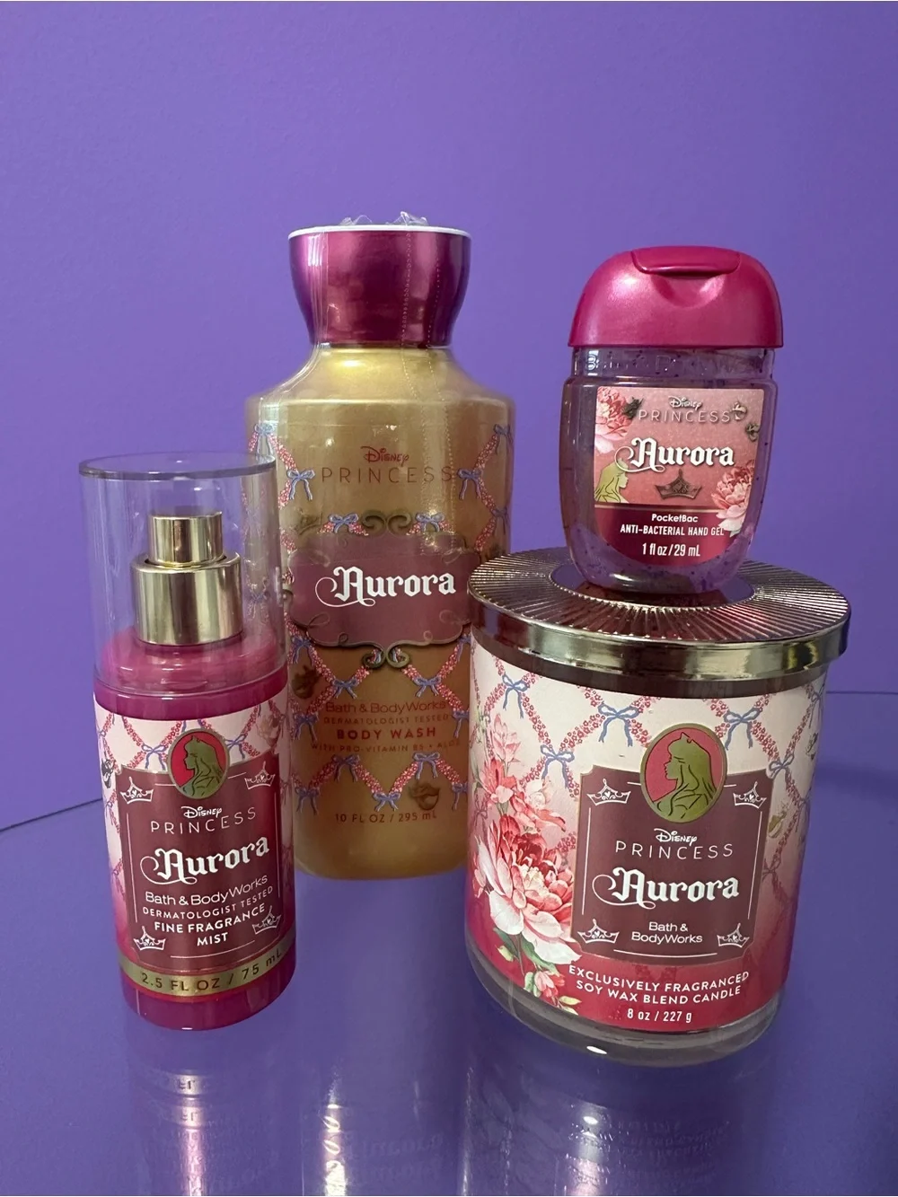 Bath & Body Works Disney Princess Aurora Set New
